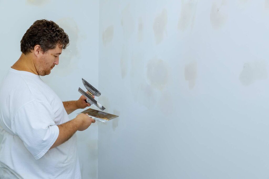 how to patch screw holes in wall